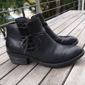Born leather ankle boots